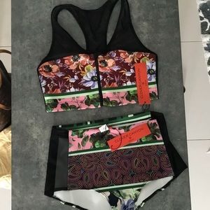 Clover Canyon two piece high waisted bikini